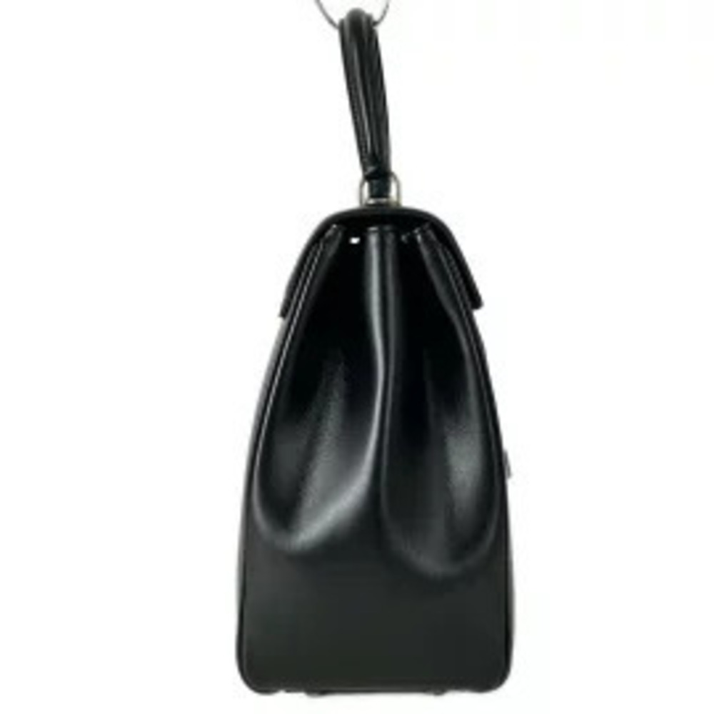 Celine Seize Bag Handbag Black Leather